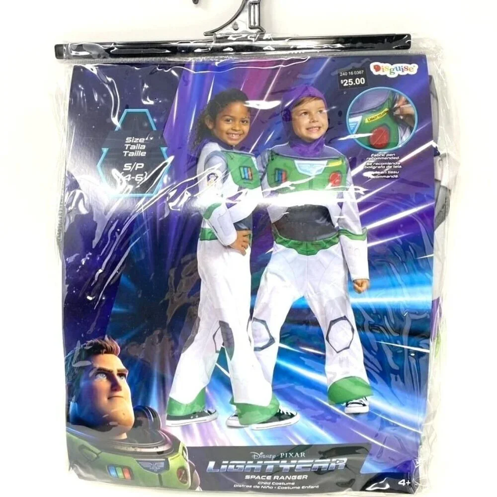 Disguise Disney Pixar Lightyear Child Space Ranger Classic Costume Size Sm 4-6 - Picture 2 of 9